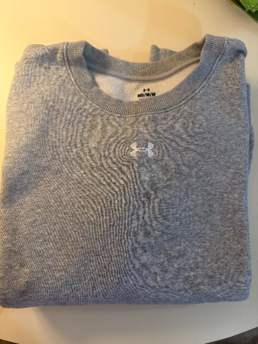 Under Armour Women’s Gray Oversized Crewneck Sweatshirt Size Medium